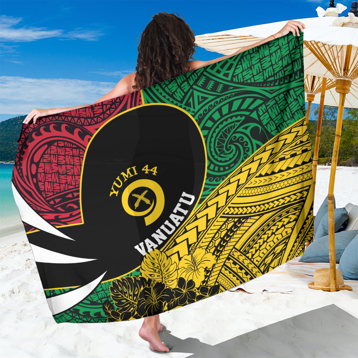 Vanuatu Independence Day Yumi 44 Sarong