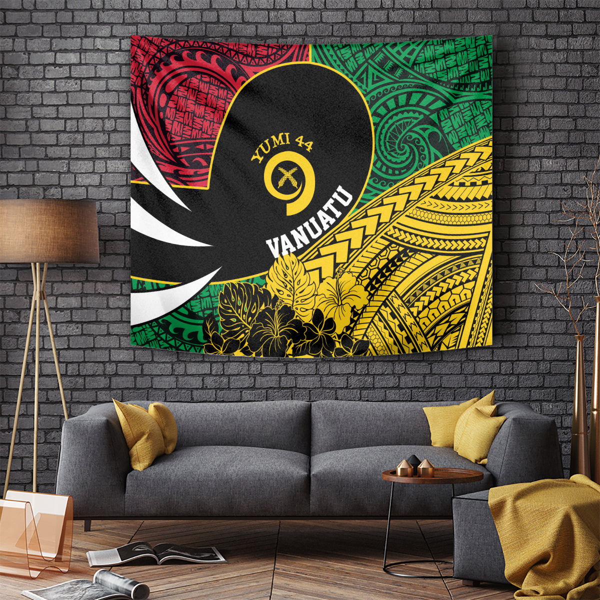 Vanuatu Independence Day Yumi 44 Tapestry LT7 - Polynesian Pride