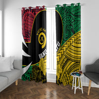 Vanuatu Independence Day Yumi 44 Window Curtain LT7 With Grommets Colorful - Polynesian Pride