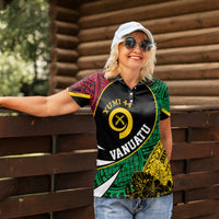 Vanuatu Independence Day Yumi 44 Women Polo Shirt LT7 - Polynesian Pride
