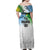 Malampa Fiji Day Family Matching Off Shoulder Maxi Dress and Hawaiian Shirt Gradient Style