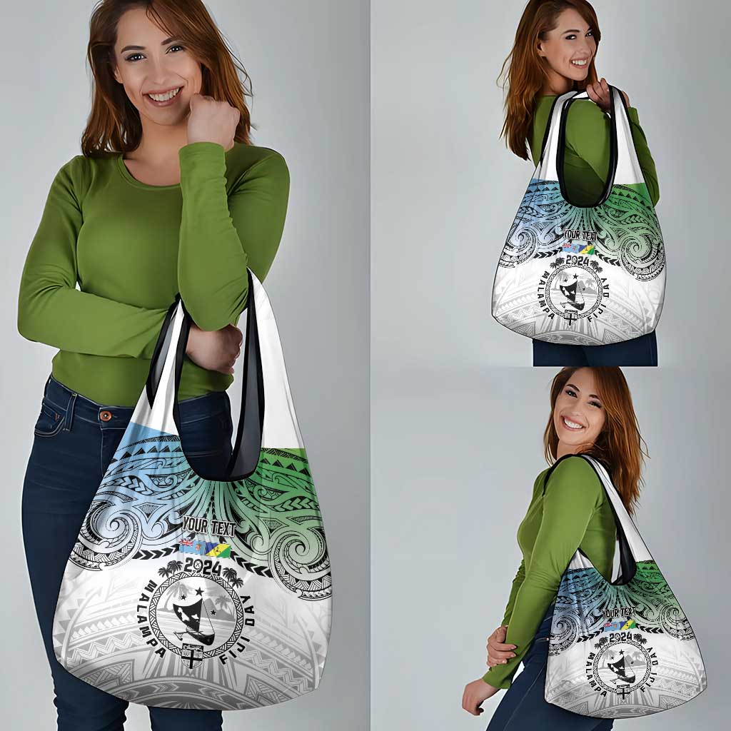 Malampa Fiji Day Grocery Bag Gradient Style LT7 - Polynesian Pride