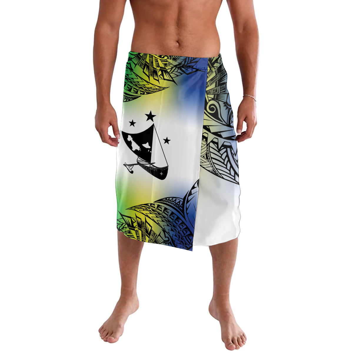 Malampa Day Lavalava Emblem Gradient Style LT7 Colorful - Polynesian Pride