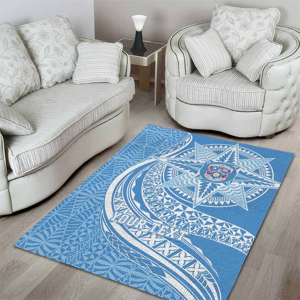 Tonga Apifo'ou Kolisi Personalized Area Rug Ngatu Tokelaufeletoa Motifs LT7 - Polynesian Pride