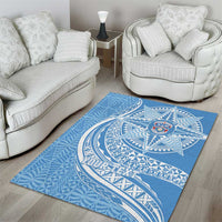 Tonga Apifo'ou Kolisi Personalized Area Rug Ngatu Tokelaufeletoa Motifs LT7 - Polynesian Pride