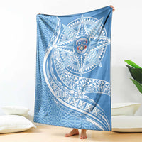 Tonga Apifo'ou Kolisi Personalized Blanket Ngatu Tokelaufeletoa Motifs LT7 - Polynesian Pride