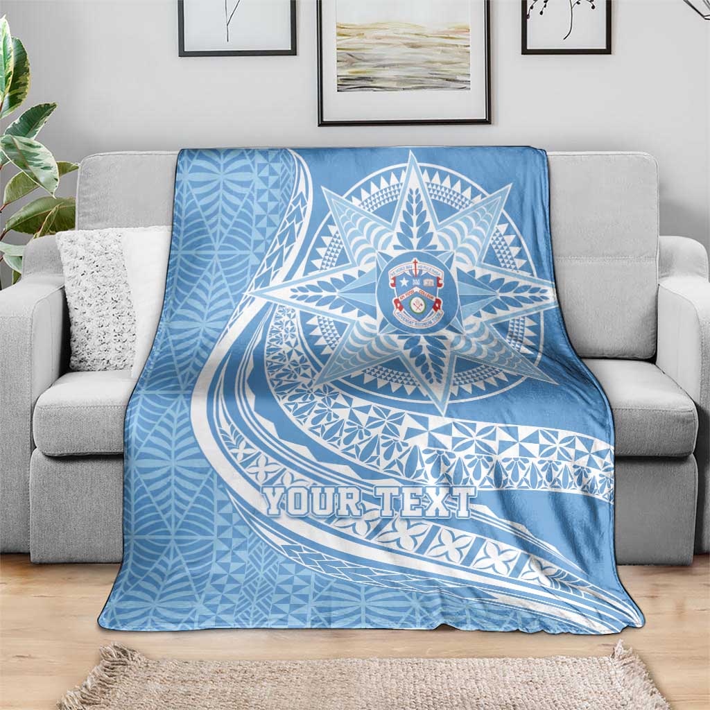 Tonga Apifo'ou Kolisi Personalized Blanket Ngatu Tokelaufeletoa Motifs LT7 - Polynesian Pride