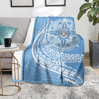 Tonga Apifo'ou Kolisi Personalized Blanket Ngatu Tokelaufeletoa Motifs LT7 - Polynesian Pride