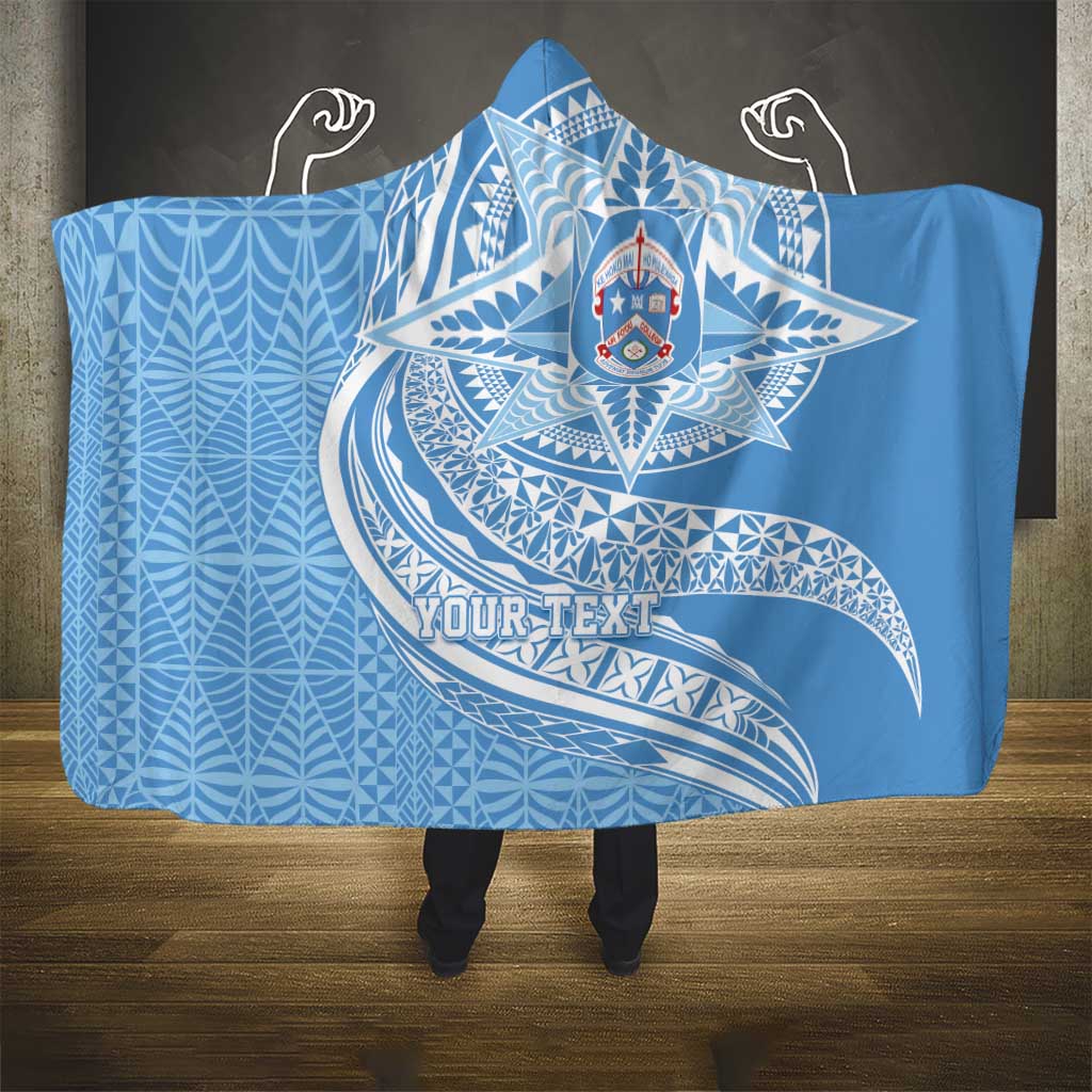 Tonga Apifo'ou Kolisi Personalized Hooded Blanket Ngatu Tokelaufeletoa Motifs LT7 - Polynesian Pride