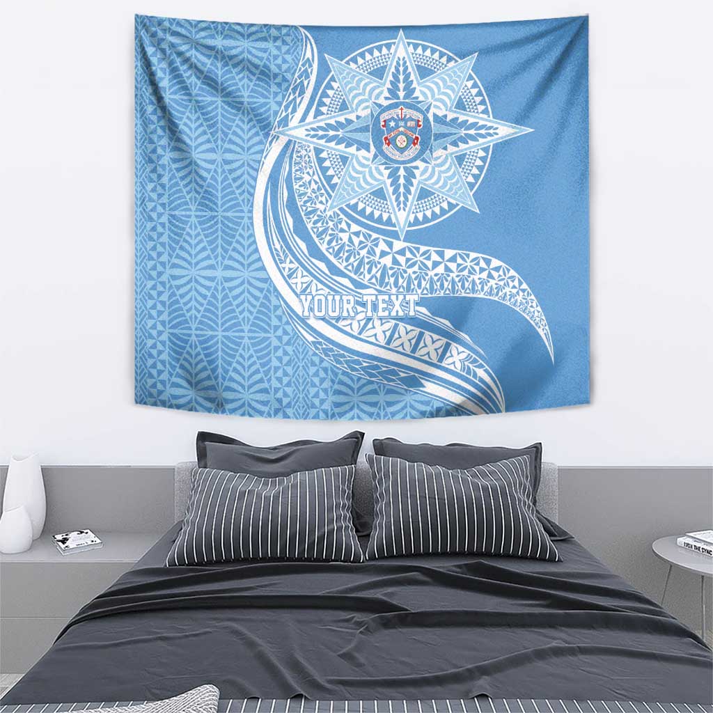 Tonga Apifo'ou Kolisi Personalized Tapestry Ngatu Tokelaufeletoa Motifs LT7 - Polynesian Pride