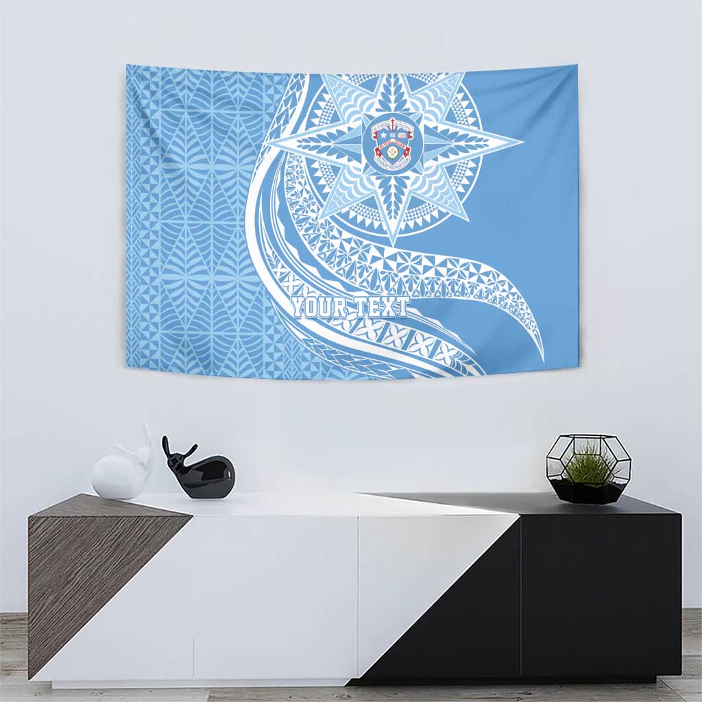 Tonga Apifo'ou Kolisi Personalized Tapestry Ngatu Tokelaufeletoa Motifs LT7 - Polynesian Pride