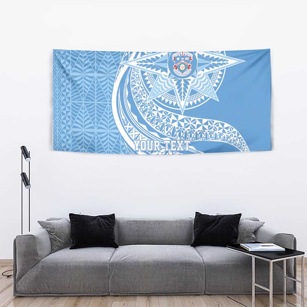 Tonga Apifo'ou Kolisi Personalized Tapestry Ngatu Tokelaufeletoa Motifs LT7 - Polynesian Pride