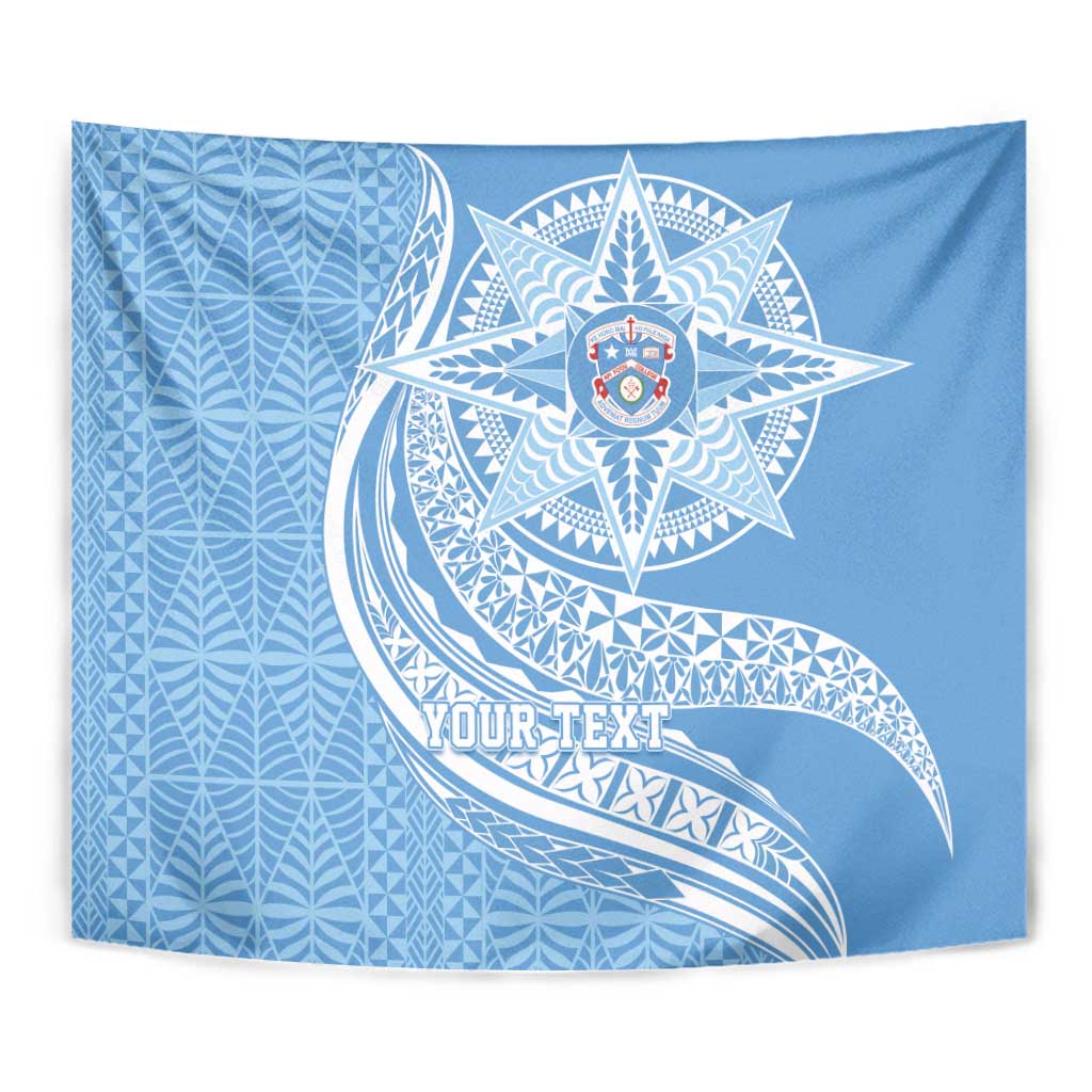 Tonga Apifo'ou Kolisi Personalized Tapestry Ngatu Tokelaufeletoa Motifs LT7 - Polynesian Pride