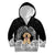 Personalised Dog Kid Hoodie Golden Retriever With Polynesian Tapa Arch LT7 Zip Hoodie Black - Polynesian Pride