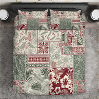 Aloha Hawaii Pastel Christmas Patchwork Bedding Set Classic Style LT7 Pastel Green - Polynesian Pride