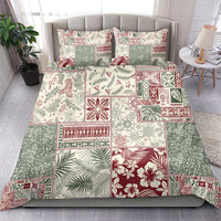 Aloha Hawaii Pastel Christmas Patchwork Bedding Set Classic Style LT7 - Polynesian Pride