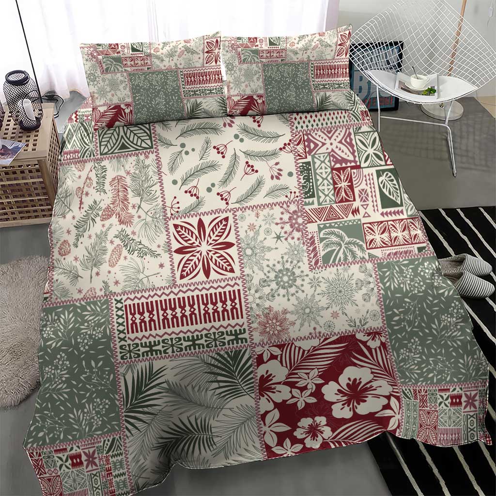 Aloha Hawaii Pastel Christmas Patchwork Bedding Set Classic Style LT7 - Polynesian Pride