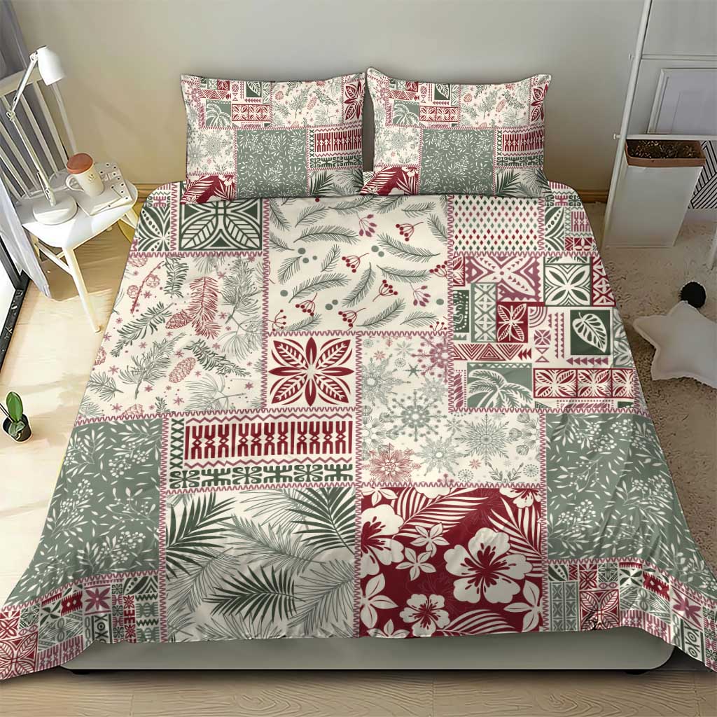 Aloha Hawaii Pastel Christmas Patchwork Bedding Set Classic Style LT7 - Polynesian Pride