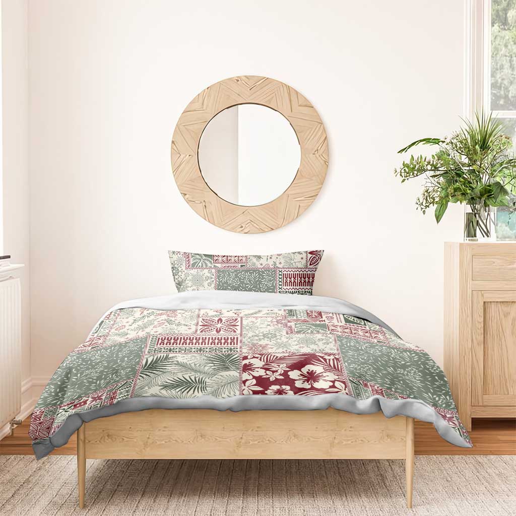 Aloha Hawaii Pastel Christmas Patchwork Bedding Set Classic Style LT7 - Polynesian Pride