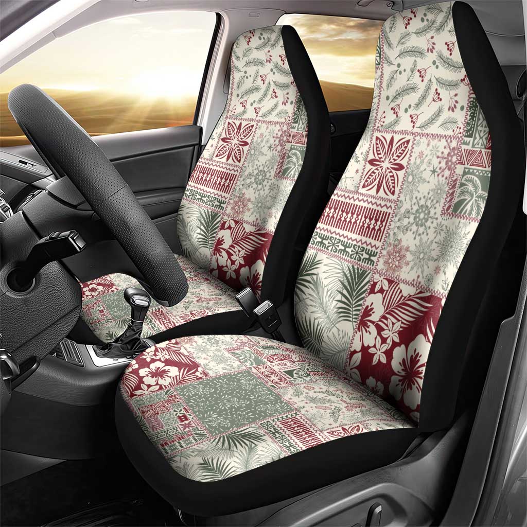 Aloha Hawaii Pastel Christmas Patchwork Car Seat Cover Classic Style LT7 - Polynesian Pride