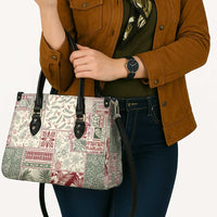 Aloha Hawaii Pastel Christmas Patchwork Leather Bag Classic Style LT7 - Polynesian Pride