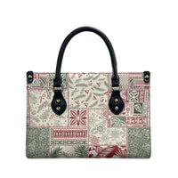 Aloha Hawaii Pastel Christmas Patchwork Leather Bag Classic Style LT7 - Polynesian Pride