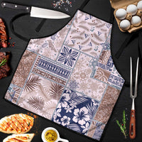 Aloha Hawaii Pastel Christmas Patchwork Apron Rustic Style LT7 Beige - Polynesian Pride