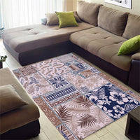 Aloha Hawaii Pastel Christmas Patchwork Area Rug Rustic Style LT7 - Polynesian Pride