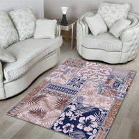 Aloha Hawaii Pastel Christmas Patchwork Area Rug Rustic Style LT7 - Polynesian Pride
