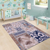 Aloha Hawaii Pastel Christmas Patchwork Area Rug Rustic Style LT7 - Polynesian Pride