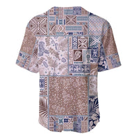 Aloha Hawaii Pastel Christmas Patchwork Baseball Jersey Rustic Style LT7 - Polynesian Pride