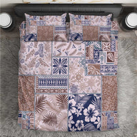 Aloha Hawaii Pastel Christmas Patchwork Bedding Set Rustic Style LT7 Beige - Polynesian Pride