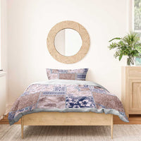 Aloha Hawaii Pastel Christmas Patchwork Bedding Set Rustic Style LT7 - Polynesian Pride