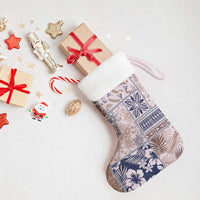 Aloha Hawaii Pastel Christmas Patchwork Christmas Stocking Rustic Style LT7 - Polynesian Pride