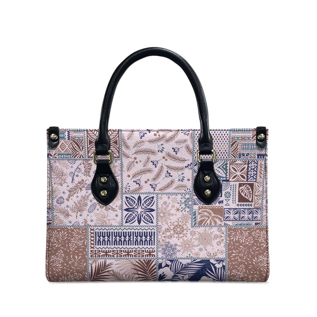 Aloha Hawaii Pastel Christmas Patchwork Leather Bag Rustic Style LT7 - Polynesian Pride