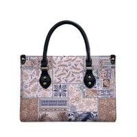 Aloha Hawaii Pastel Christmas Patchwork Leather Bag Rustic Style LT7 - Polynesian Pride