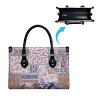Aloha Hawaii Pastel Christmas Patchwork Leather Bag Rustic Style LT7 - Polynesian Pride