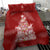 New Zealand Christmas Bedding Set Silver Fern Mix Kiwi Bird Ver02 LT7 - Polynesian Pride