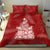 New Zealand Christmas Bedding Set Silver Fern Mix Kiwi Bird Ver02 LT7 - Polynesian Pride