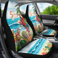 Aloha Hawaii Christmas Car Seat Cover It's 5 o'clock Somewhere LT7 - Polynesian Pride