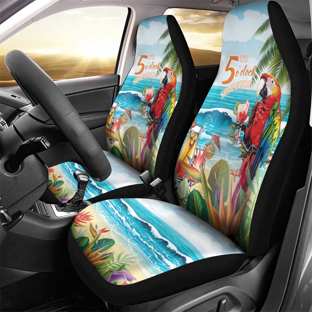 Aloha Hawaii Christmas Car Seat Cover It's 5 o'clock Somewhere LT7 - Polynesian Pride