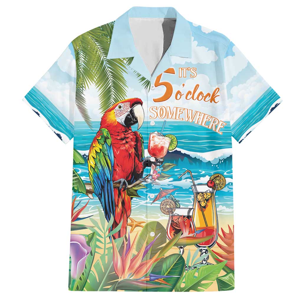 Aloha Hawaii Christmas Hawaiian Shirt It's 5 o'clock Somewhere LT7 Colorful - Polynesian Pride