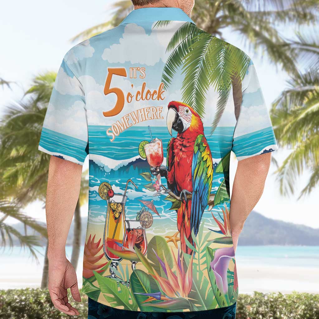 Aloha Hawaii Christmas Hawaiian Shirt It's 5 o'clock Somewhere LT7 - Polynesian Pride