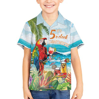 Aloha Hawaii Christmas Hawaiian Shirt It's 5 o'clock Somewhere LT7 - Polynesian Pride