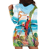 Aloha Hawaii Christmas Hoodie Dress It's 5 o'clock Somewhere LT7 - Polynesian Pride