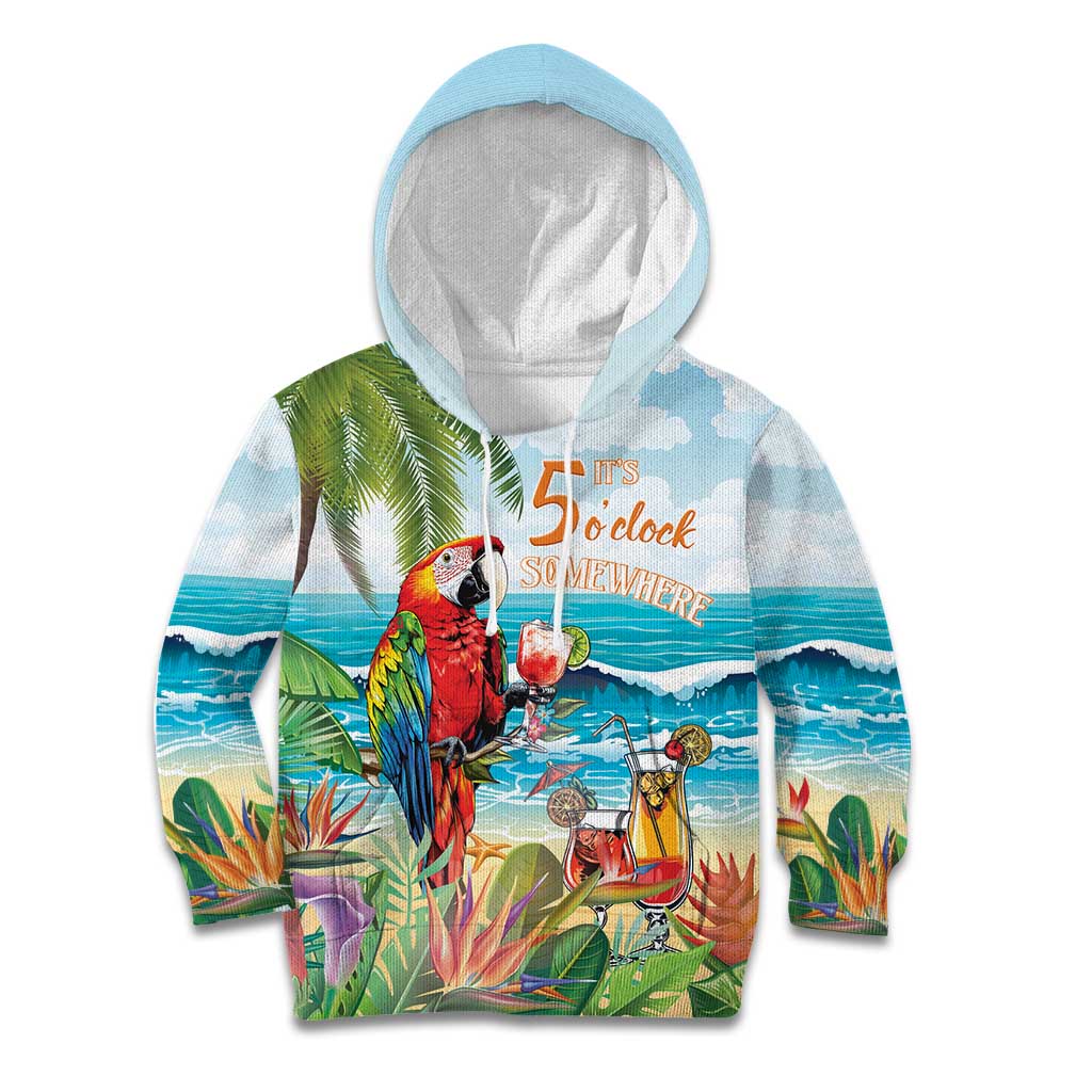 Aloha Hawaii Christmas Kid Hoodie It's 5 o'clock Somewhere LT7 Hoodie Colorful - Polynesian Pride