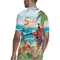 Aloha Hawaii Christmas Rugby Jersey It's 5 o'clock Somewhere LT7 - Polynesian Pride