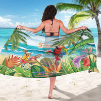 Aloha Hawaii Christmas Sarong It's 5 o'clock Somewhere LT7 - Polynesian Pride