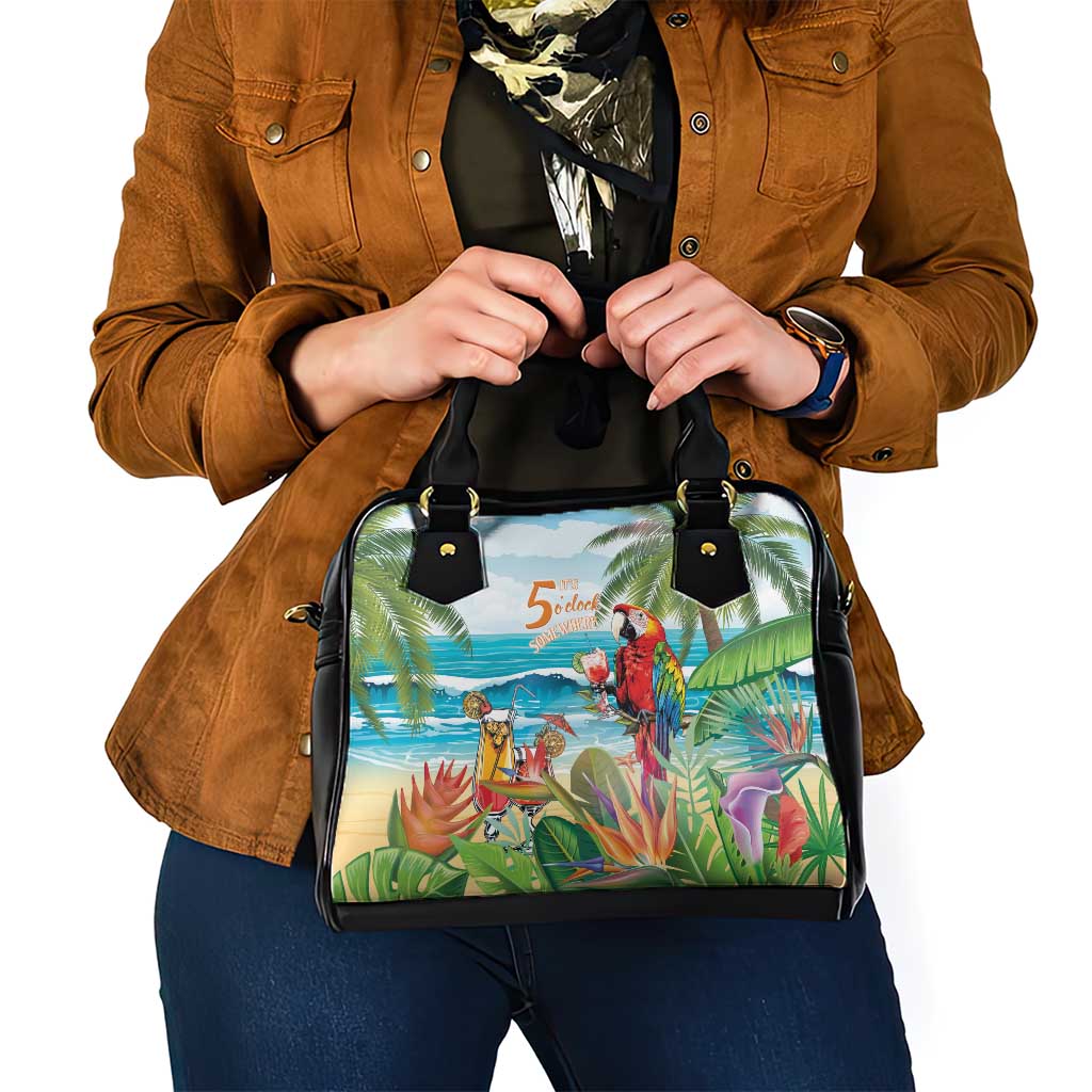 Aloha Hawaii Christmas Shoulder Handbag It's 5 o'clock Somewhere LT7 - Polynesian Pride