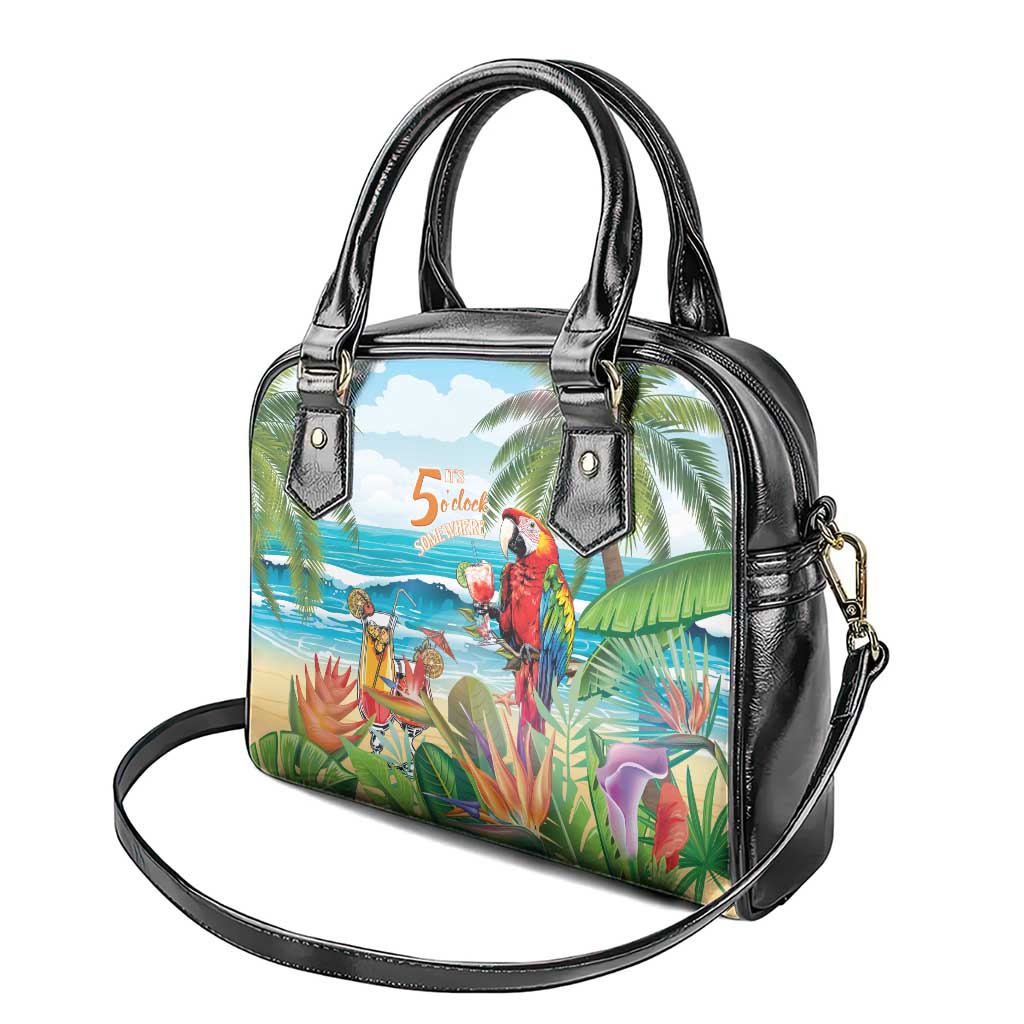 Aloha Hawaii Christmas Shoulder Handbag It's 5 o'clock Somewhere LT7 - Polynesian Pride